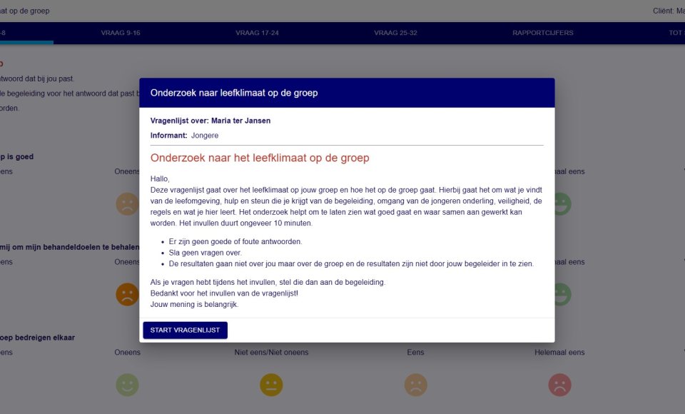 Vragenlijst over leefklimaat ‘GCI-r 32 items' beschikbaar in BergOp